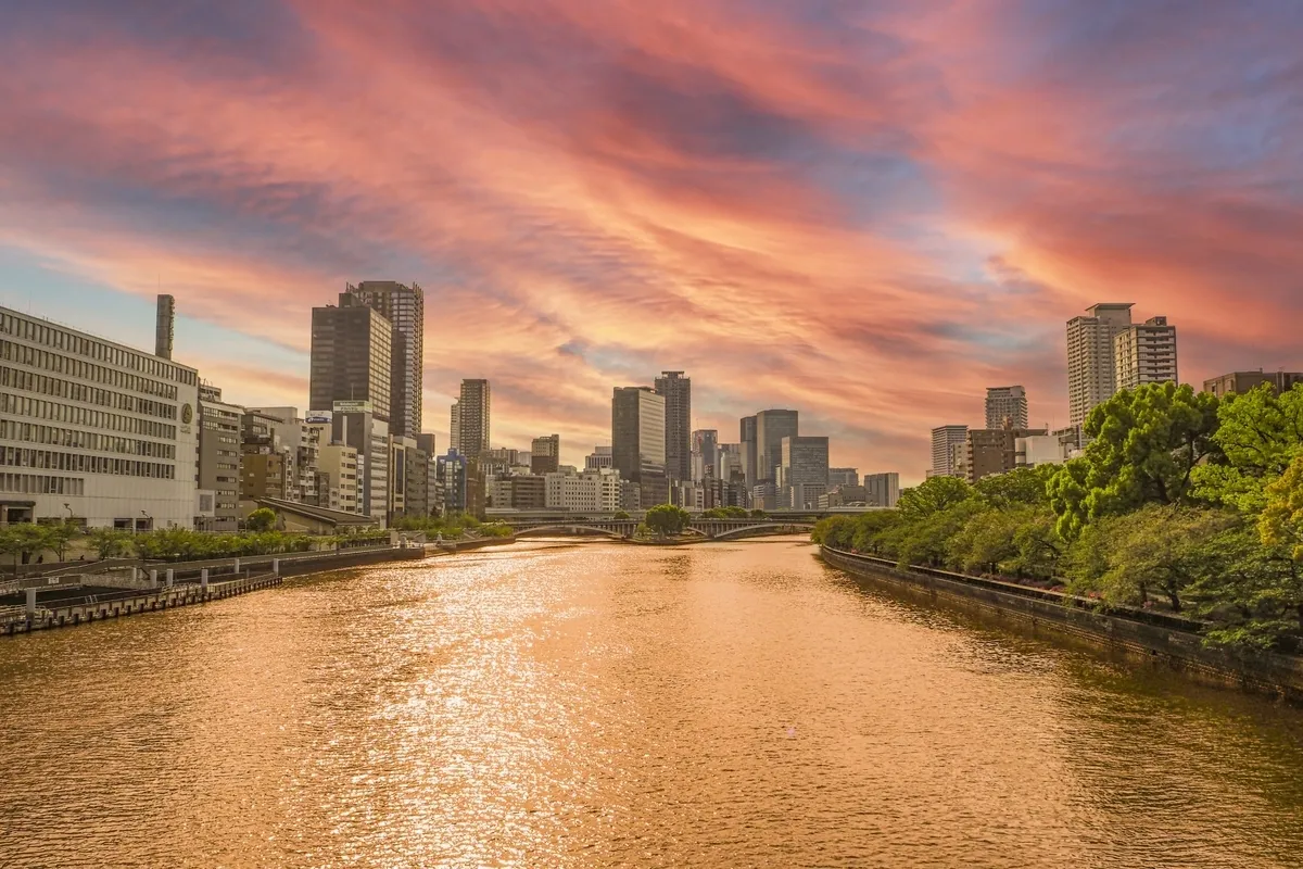 夕日