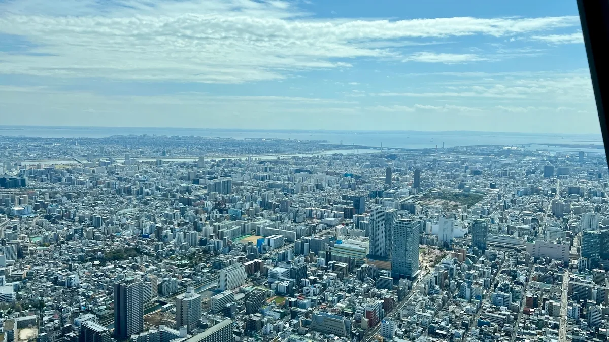 展望デッキからの眺望