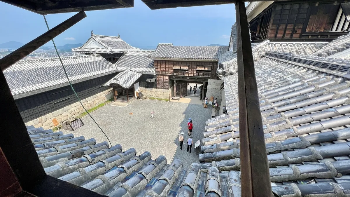 連立式天守の構造が見られる