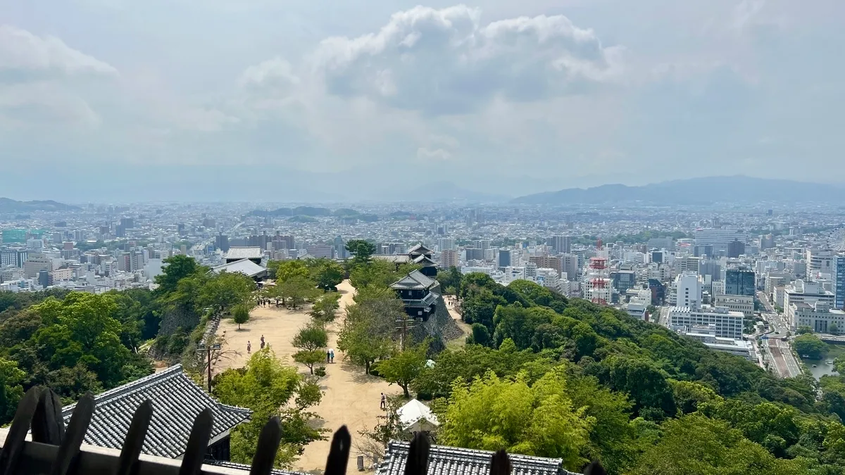 大天守最上階からの眺望
