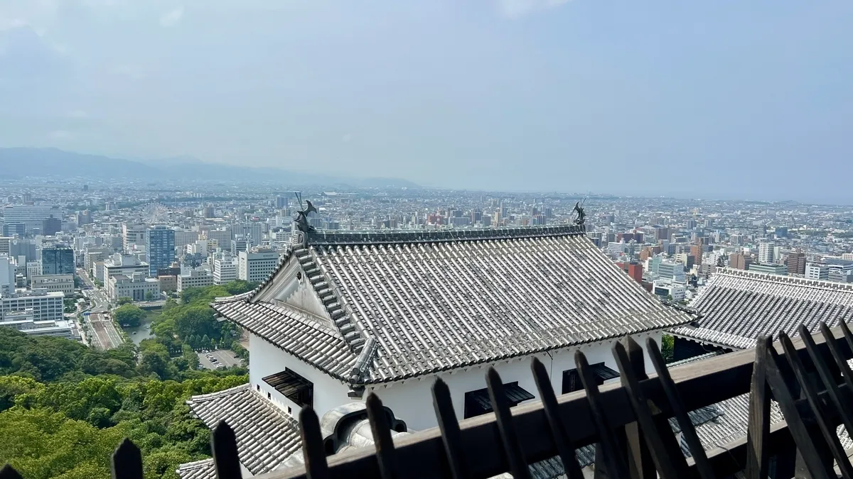 大天守最上階からの眺望