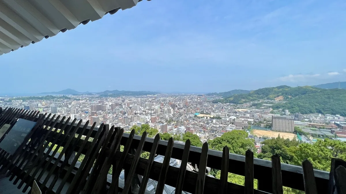 大天守最上階からの眺望