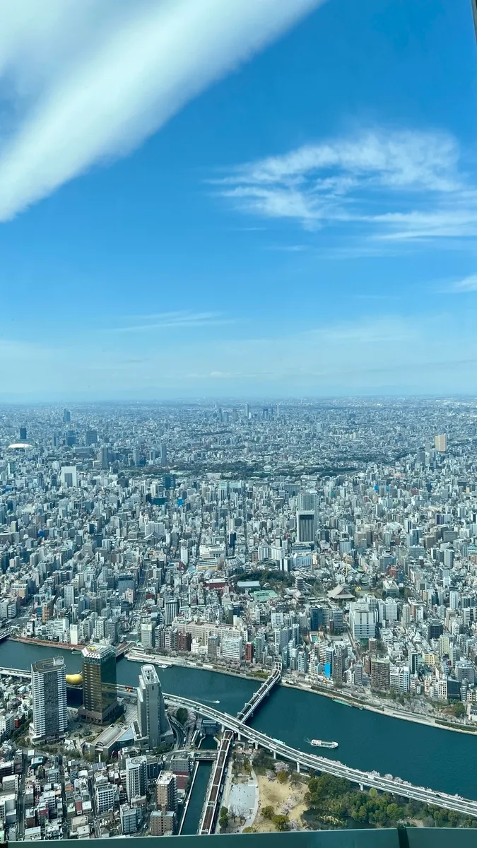 天望回廊からの眺め