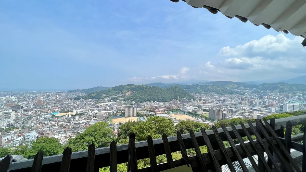 大天守最上階からの眺望