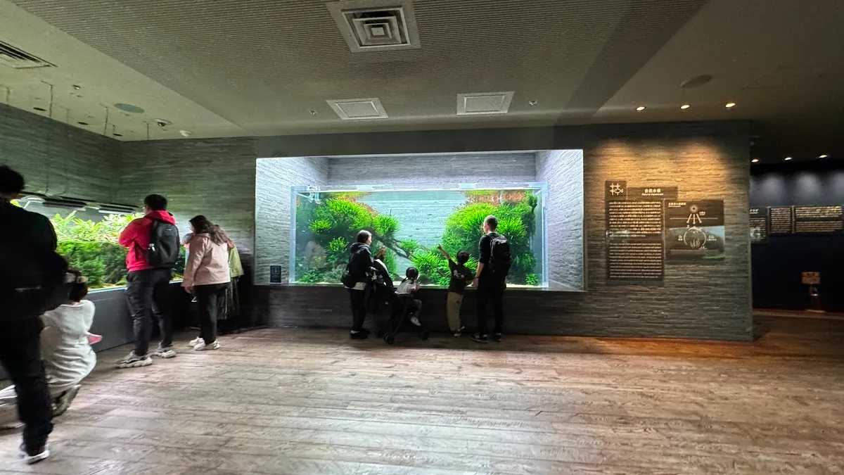 水族館内