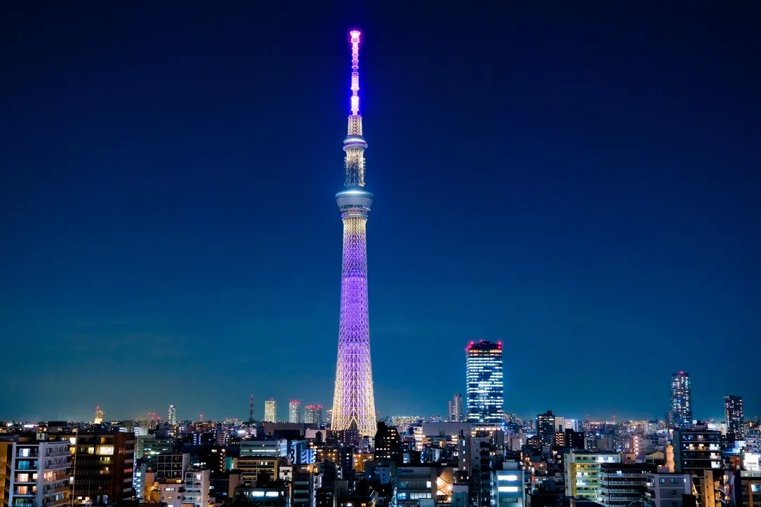 東京スカイツリーライトアップ「雅」
