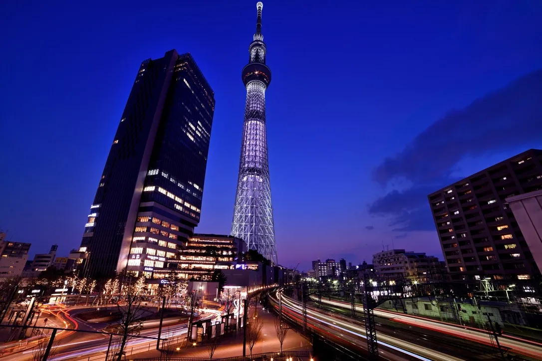東京スカイツリーライトアップ
