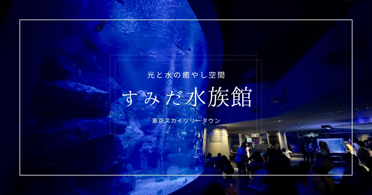 すみだ水族館の見どころ徹底解説｜光と水の癒やし空間で、クラゲとペンギンに心奪われる！スカイツリーと一緒に楽しめる観光スポット